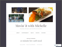 Tablet Screenshot of movinitwithmichelle.com